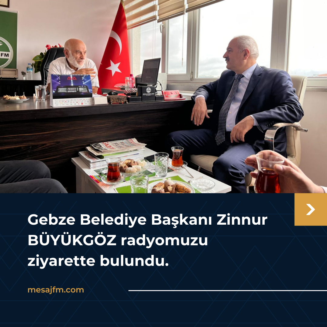 Zinnur BÜYÜKGÖZ Radyomuzu ziyarette bulundu.